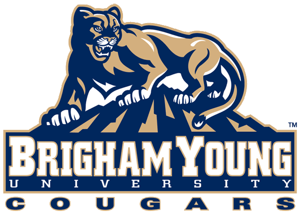 Brigham Young Cougars 1999-2004 Primary Logo iron on paper